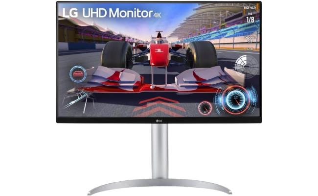 LG 27UQ750-W 27'' VA UHD 4K 144Hz HDR Gaming Monitor With Speaker, HDMI 2.1, DisplayPort, USB-C, USB,/White– Monitor